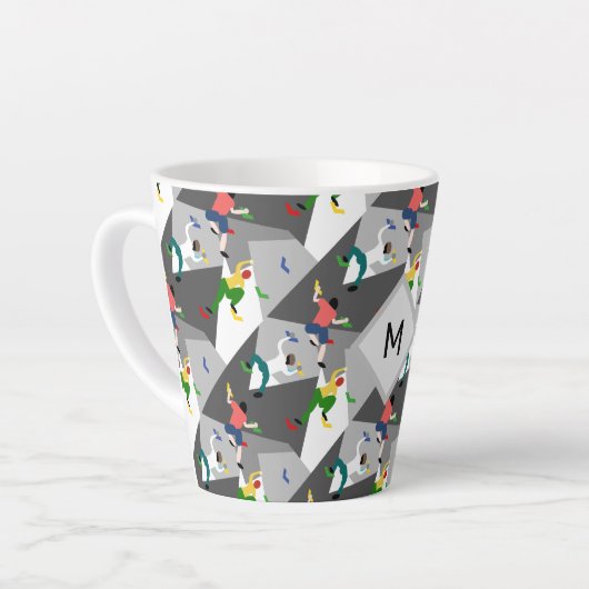 Klimmen binnen latte mok (Linkerhoek)