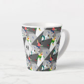 Klimmen binnen latte mok (Rechterhoek)