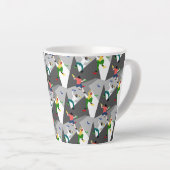 Klimmen binnen latte mok (Rechterhoek)