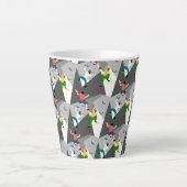 Klimmen binnen latte mok (Voorkant)