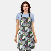 Klimmen binnen schort (Gedragen)