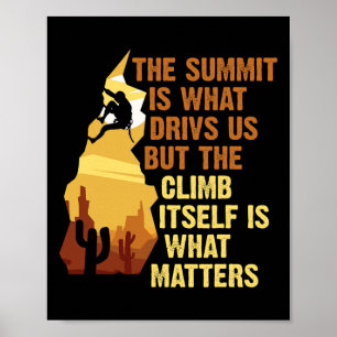 Klimmen Boulderen Klimmer Bergbeklimmer Rots  Poster