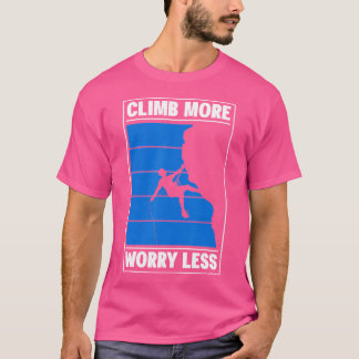 Klimmen Boulderen Klimmer Bergbeklimmer Rots  T-shirt
