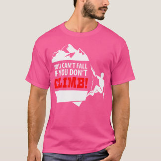 Klimmen Boulderen Klimmer Bergbeklimmer Rots T-shirt