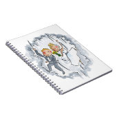 Klimmen bruiloft paar notitieboek (Rechterzijde)