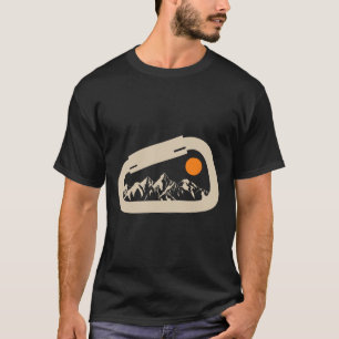 Klimmen, Carabiner Bergbeklimmen Shirt