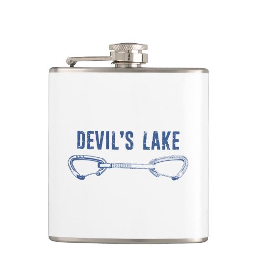Klimmen Devils Lake Quickdraw Heupfles (Voorkant)