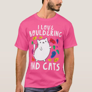 Klimmen Houdt Klimmer Schattig Ik Hou Van Bouldere T-shirt