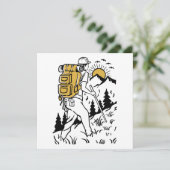 Klimmen in het wandelende wandelende hooggebergte kaart (Staand voorkant)