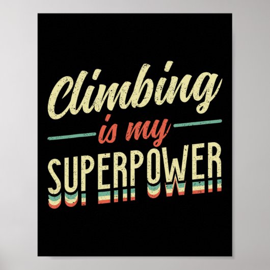 Klimmen is mijn superkracht  poster (Voorkant)