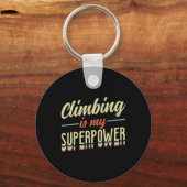 Klimmen is mijn superkracht sleutelhanger (Voorkant)