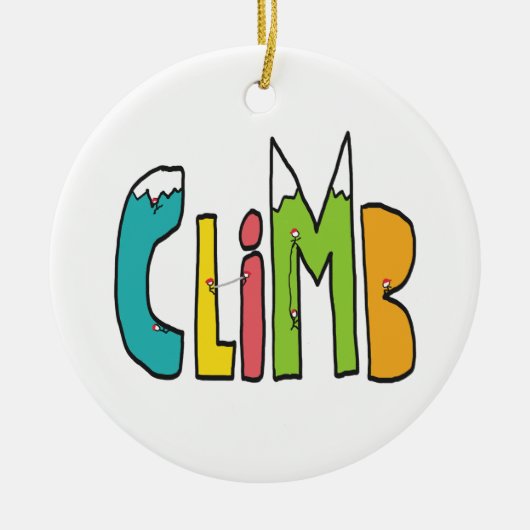Klimmen Keramisch Ornament (Voorkant)
