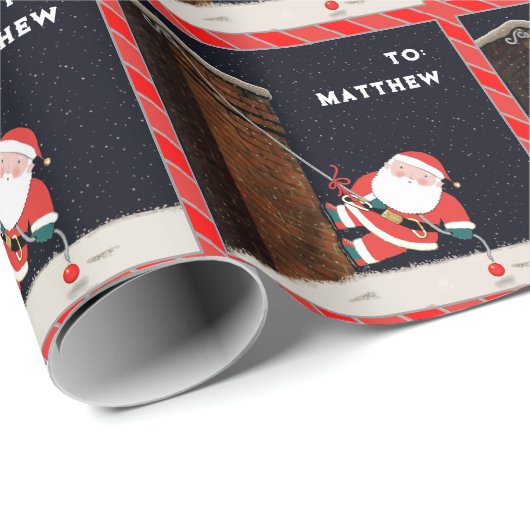 Klimmen Kerstcadeau Cadeaupapier (Rol Hoek)