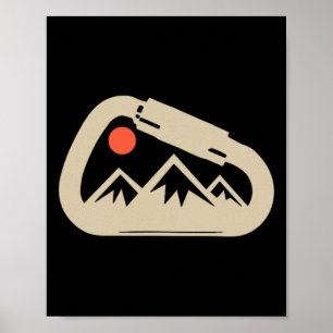 Klimmen Klimmer Bergbeklimmer Rotsbeklimmen Poster