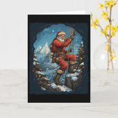 Klimmen met Kerstmis Kaart (Gele Bloem)