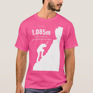Klimmen op Mount Snowdon T-shirt