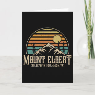 Klimmen op Mt. Elbert Colorado Berg Mount Elbert Kaart