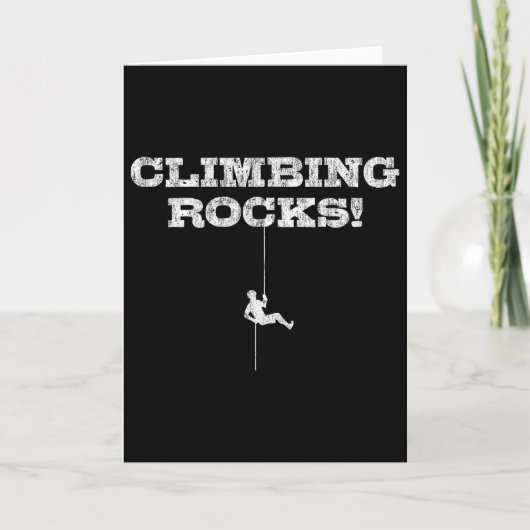 Klimmen op rotsen! Boulderen - Klimmers Kaart (Voorkant)