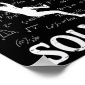 Klimmen Probleemoplossing Wiskundige Formules Funn Poster (Hoek)