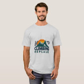 Klimmen Replak Adventure Design T-shirt (Voorkant volledig)