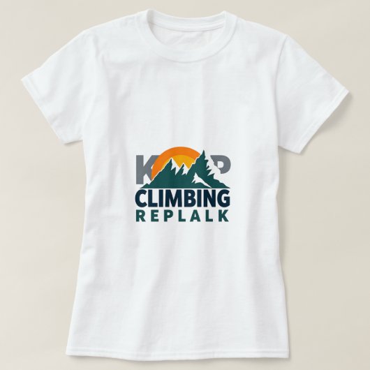 Klimmen Replak Adventure Design T-shirt (Design voorkant)