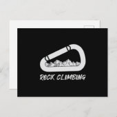 Klimmen Rock Bergen Klimmer Klimmen Gift Idee Briefkaart (Voorkant / Achterkant)