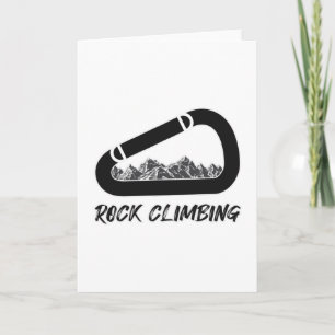 Klimmen Rock Bergen Klimmer Klimmen Wandelcadeau Kaart