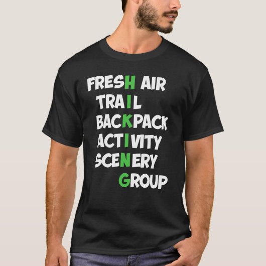 Klimmen van de bergbeklimmer op de berguitrusting t-shirt (Voorkant)