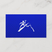 Klimmen van de blauwe bergen visitekaartje (Achterkant)