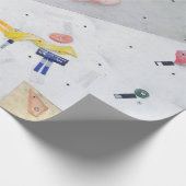 Klimmen van de muur binnenwand cadeaupapier (Hoek)