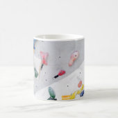 Klimmen van de muur binnenwand koffiemok (Center)