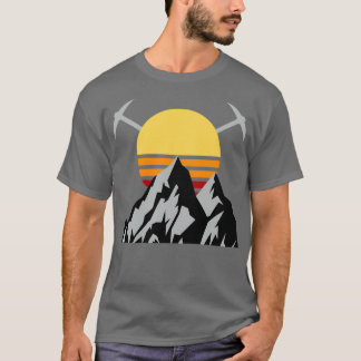 Klimmen van de Retrogebergte 1 T-shirt