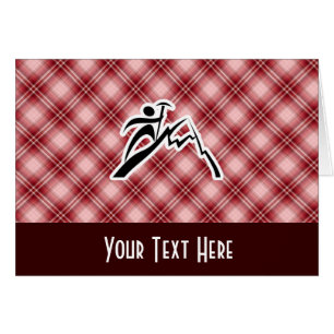 Klimmen van de rode Pset-bergbeklimmen