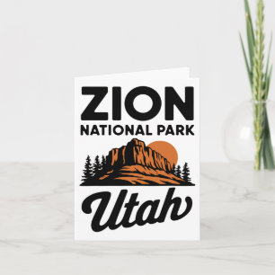 Klimmen Wandelen Camping Zion Nationaal Park Utah Kaart