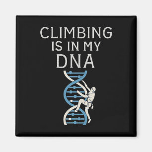 Klimmen Zit In Mijn Dna Helix Grafisch  Magneet