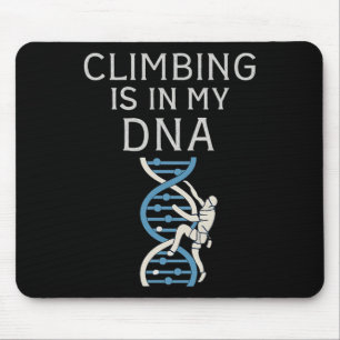 Klimmen Zit In Mijn Dna Helix Grafisch  Muismat