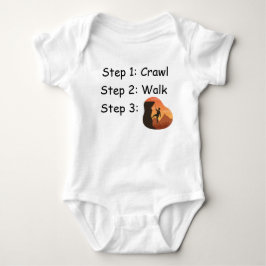 Klimmende baby body, Kleine klimmer Romper