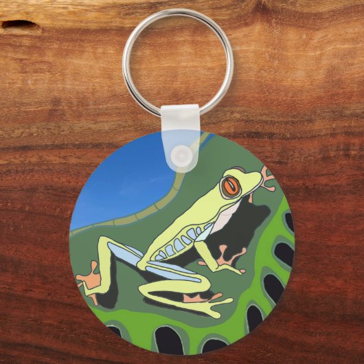 Klimmende Boomkikker      Sleutelhanger (Achterkant)