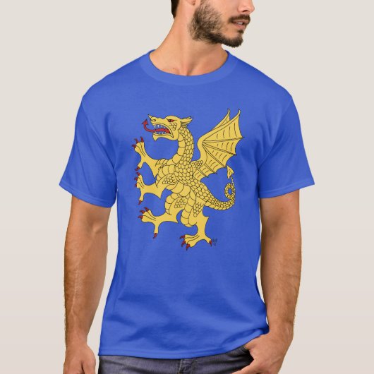 Klimmende draak Or T-shirt (Voorkant)