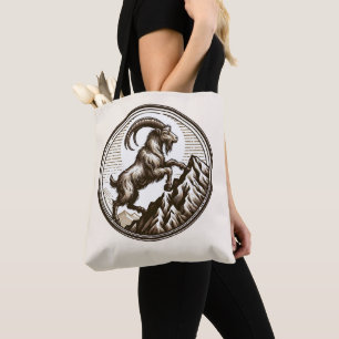 Klimmende Geiten Steenbok Verjaardag Dierenriem Tote Bag