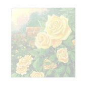 Klimmende Gele Rozen Blocnote (Voorkant)