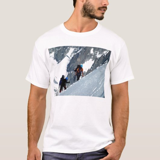 Klimmende mont Blanc T-shirt (Voorkant)