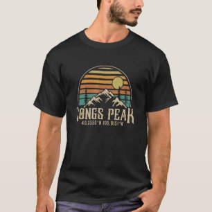 Klimmende Toerist Colorado Wandelend Berg Longs Pe T-shirt