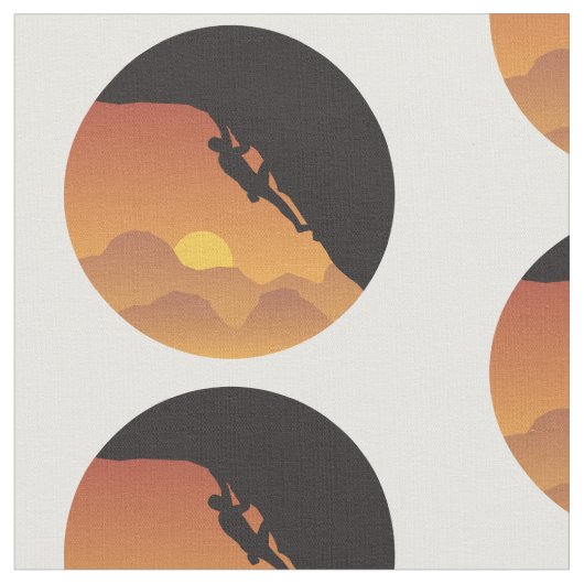 Klimmende vlakke ontwerpvector Silhouette Stof (Close Up)
