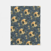 Klimmende wijnstokken Golden Twilight Floral Fleece Deken (Voorkant)