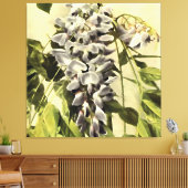 Klimmende Wisteria-vinnen Acrylverf Canvas Afdruk (Insitu (Woonkamer))