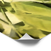 Klimmende Wisteria-vinnen Acrylverf Perfect Poster (Hoek)