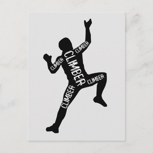 klimmer briefkaart (Voorkant)
