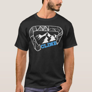Klimmer Carabiner Klimmen Berg Sport Cadeau bo T-shirt