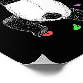 Klimmer Indoor Muur Klimmen Panda Beer Grappig Poster (Hoek)